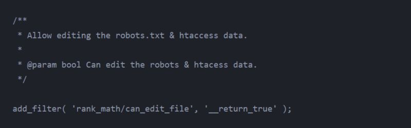 Rank Math فایل robots.txt را نمی تواند تغییر دهد 